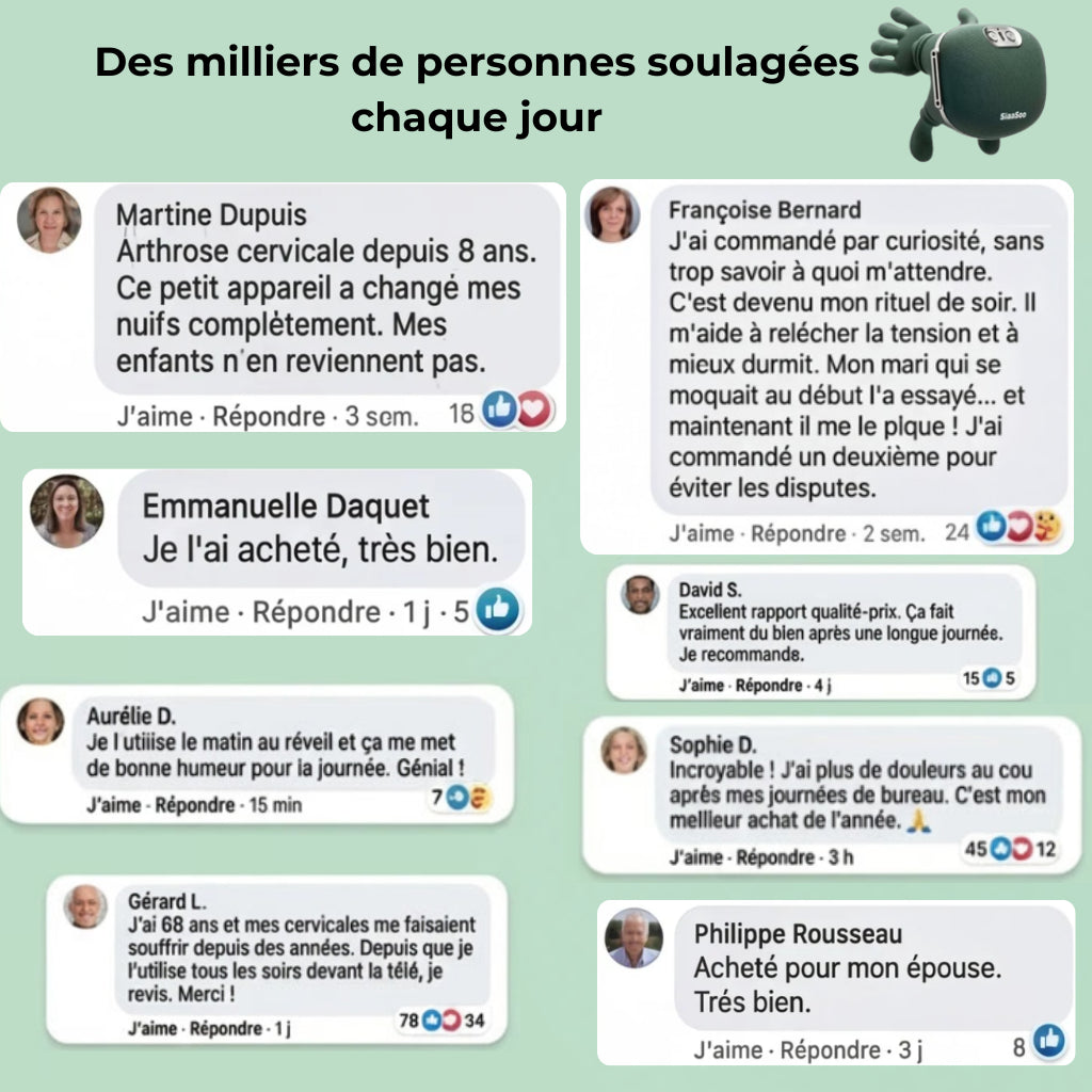 SiaaSoo Vita – Masseur 4D Anti-Douleurs & Tensions