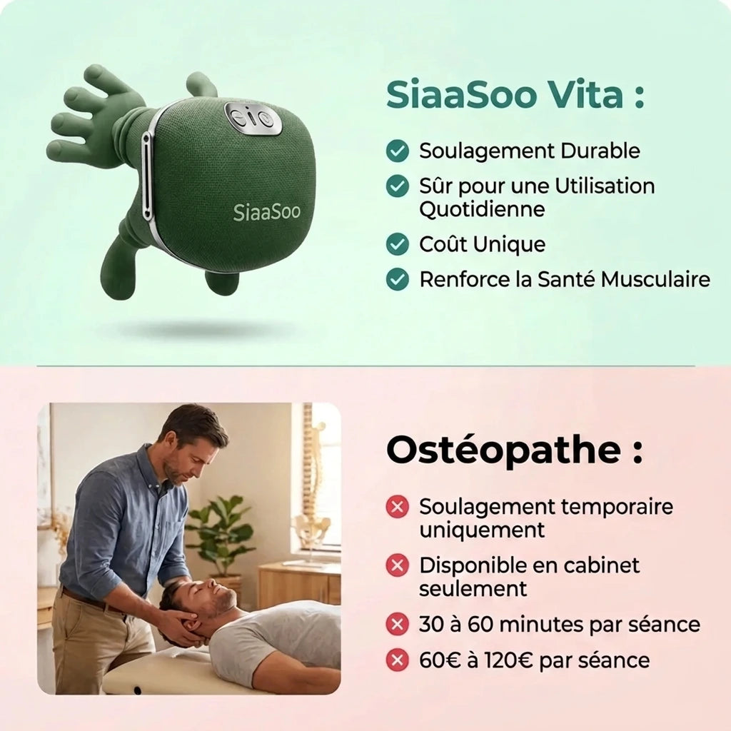 SiaaSoo Vita – Masseur 4D Anti-Douleurs & Tensions